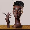 Incense Burner Statue | Artistic Resin Design | Backflow Smoke Effect | 7.8 in