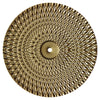 Elegant Round Gold Metal Wall Hanging Decoration