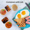 Dual Compartment Sauce Container | Leak-Proof | BPA-Free | Portable