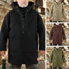 Men’s Wool Outdoor Jacket | Storm-Ready Insulated Anorak with Hood & Kangaroo Pocket