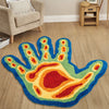 Thermal Hand Tufted Art Rug - Aesthetic Soft Fluffy 3D Area Carpet for Home Decor