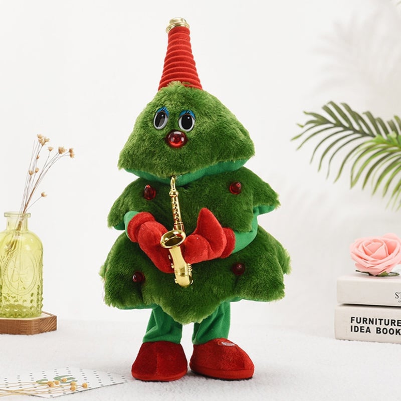 Christmas Singing & Dancing Plush Toy | Animated Holiday Decoration | 38–40cm