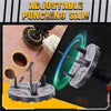 Adjustable Hole Saw Drill Punch | 45–130 mm Diameter | Triple-Blade Design | For Wood, Plaster & Ceiling Cuts