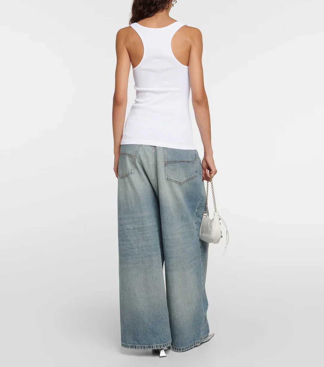 Women’s Ribbed Top | Invisible Straps | Fitted Silhouette