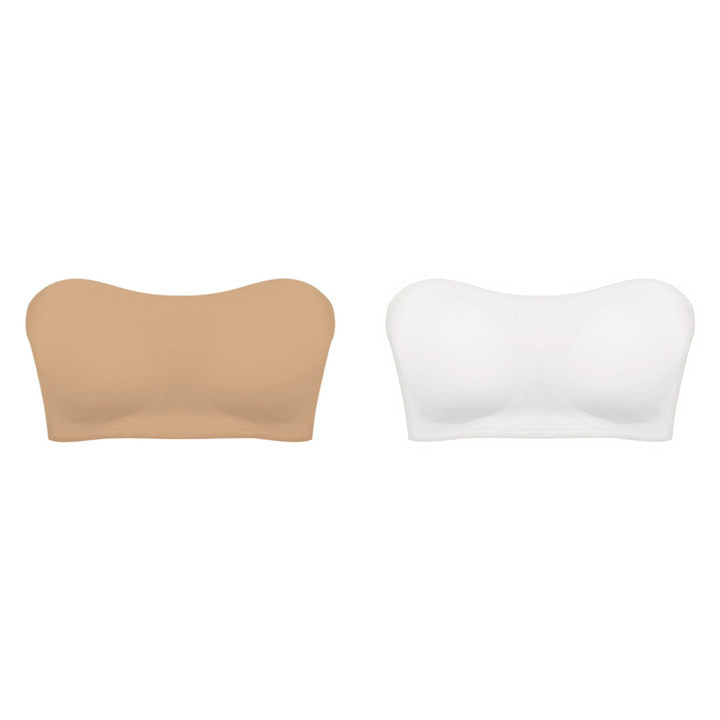 Women’s Strapless Bra | Grip-Sure Side Closure | Seamless Invisible Support | Cloud-Soft Nylon