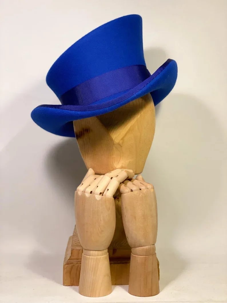 Men’s Asymmetric Top Hat | 100% Wool | Handcrafted Artisan Design