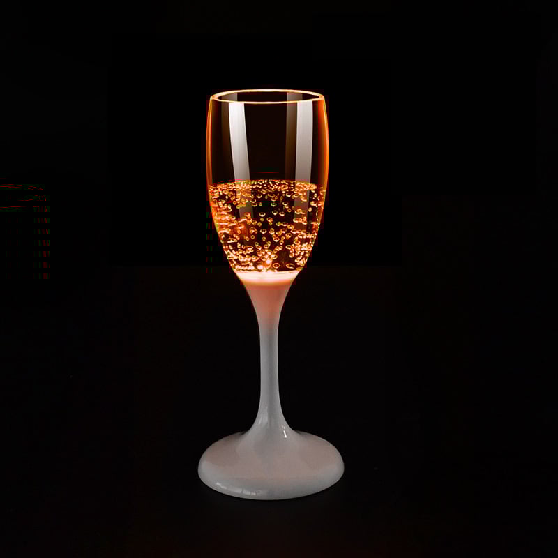 LED Wine Glasses | Light-Up Drinkware with 6 Colors | Liquid-Activated | Reusable Party Cups 4–8oz