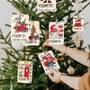 Christmas Money Holder Ornament | Wooden Hanging Decoration | Handcrafted Holiday Gift Surprise
