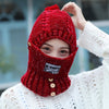 Women’s Winter Beanie & Scarf Set | Soft Fuzzy Lining | 2-in-1 Hat, Scarf & Face Cover | Cold Weather Gift