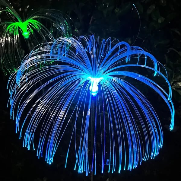 Solar Garden Lights | Jellyfish Design with Color-Changing & Warm White Modes | 75cm