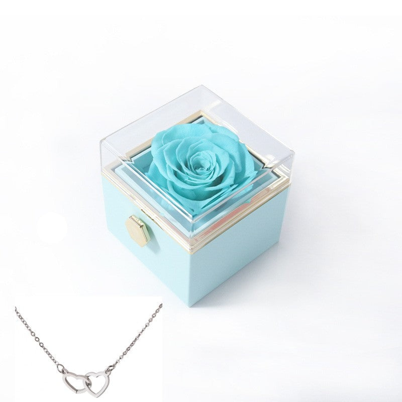 180° Rose Gift Box™ | With Engraved Love Necklace