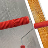 Embossing Paint Roller | Patterned Wall Decoration Tool | Rubber Roller with Handle