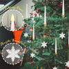 Christmas LED Tree Candles | Remote Control Flameless Lights | Set of 12 Warm White