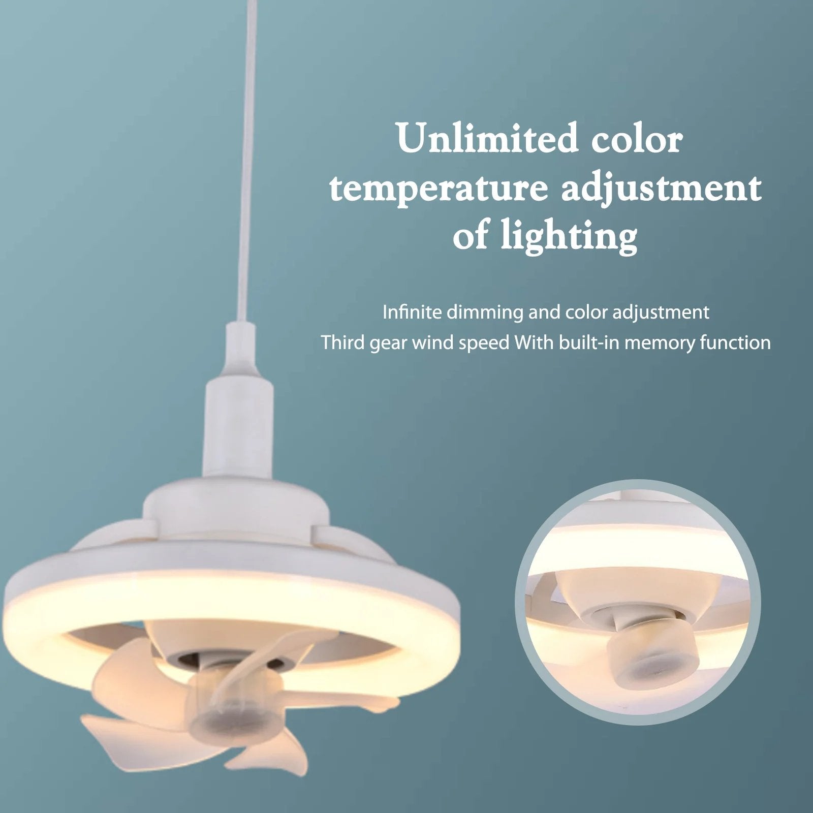 LumaFan™ Bright Comfort Companion