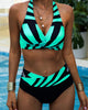 Adele | Striped Bikini Set