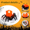 Halloween Spider LED Candle Lights | Flameless Battery Operated | Warm Yellow Glow | Indoor/Outdoor Decoration