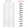 Eyebrow Stencil Kit | ArchLine™ 12-Piece Brow Shaping System | Perfect Symmetry Tool