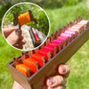 Embroidery Thread Organizer | Wooden Bunny Bobbin Set | 16-Piece | Storage Corral Included
