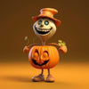 Autumn Decoration | Pumpkin Figure | Weatherproof Resin | Indoor & Outdoor Display