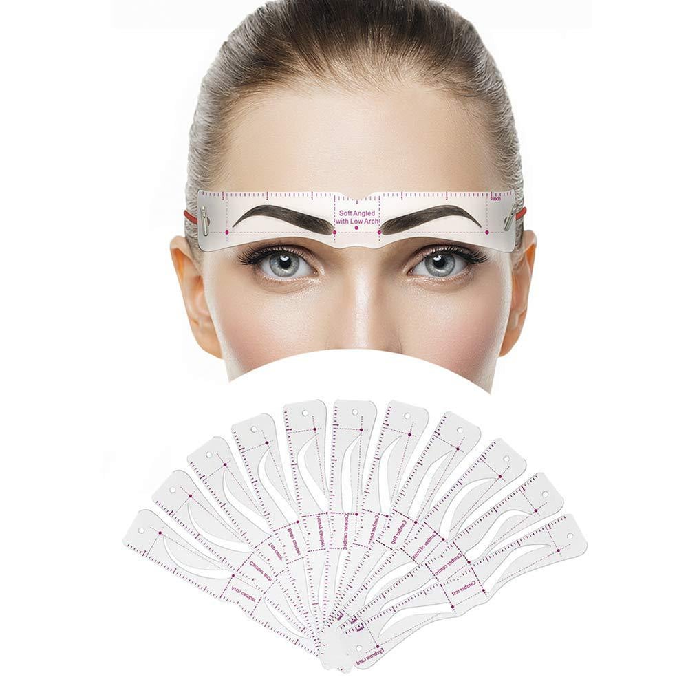 Eyebrow Stencil Kit | ArchLine™ 12-Piece Brow Shaping System | Perfect Symmetry Tool