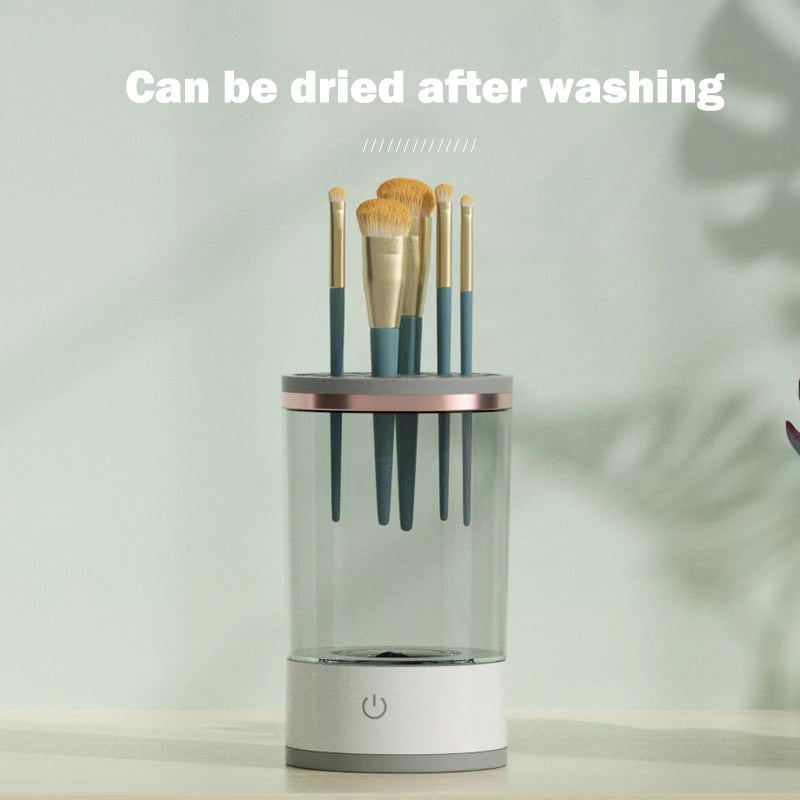 Makeup Brush Cleaner Machine | BrushPure™ Automatic Cleaning & Drying | Compact 16×9cm