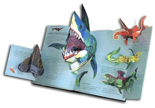 DinoWorld 3D Pop-Up Book | Prehistoric Dinosaurs & Sea Monsters | Hardcover
