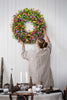 BloomWreath™ Spring & Summer Front Door Wreath | Handmade Floral Grapevine Accent