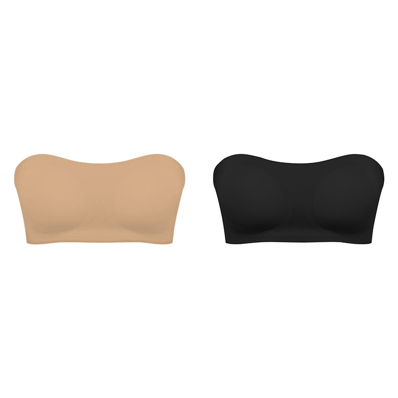 Women’s Strapless Bra | Grip-Sure Side Closure | Seamless Invisible Support | Cloud-Soft Nylon