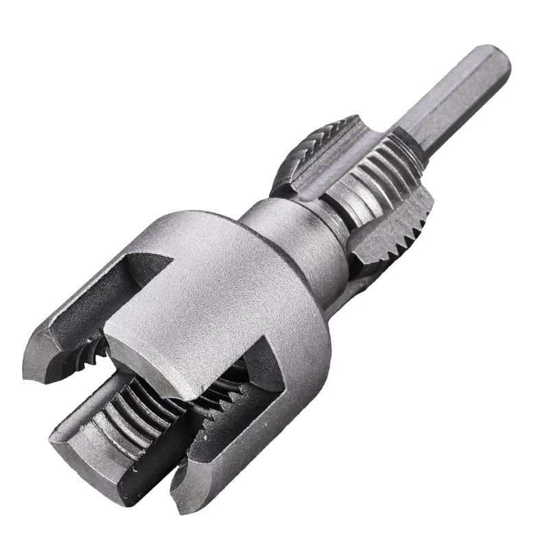 Pipe Threading Tool | Dual-Function Internal & External Threads | 40Cr Alloy Steel | 1/2" or 3/4"