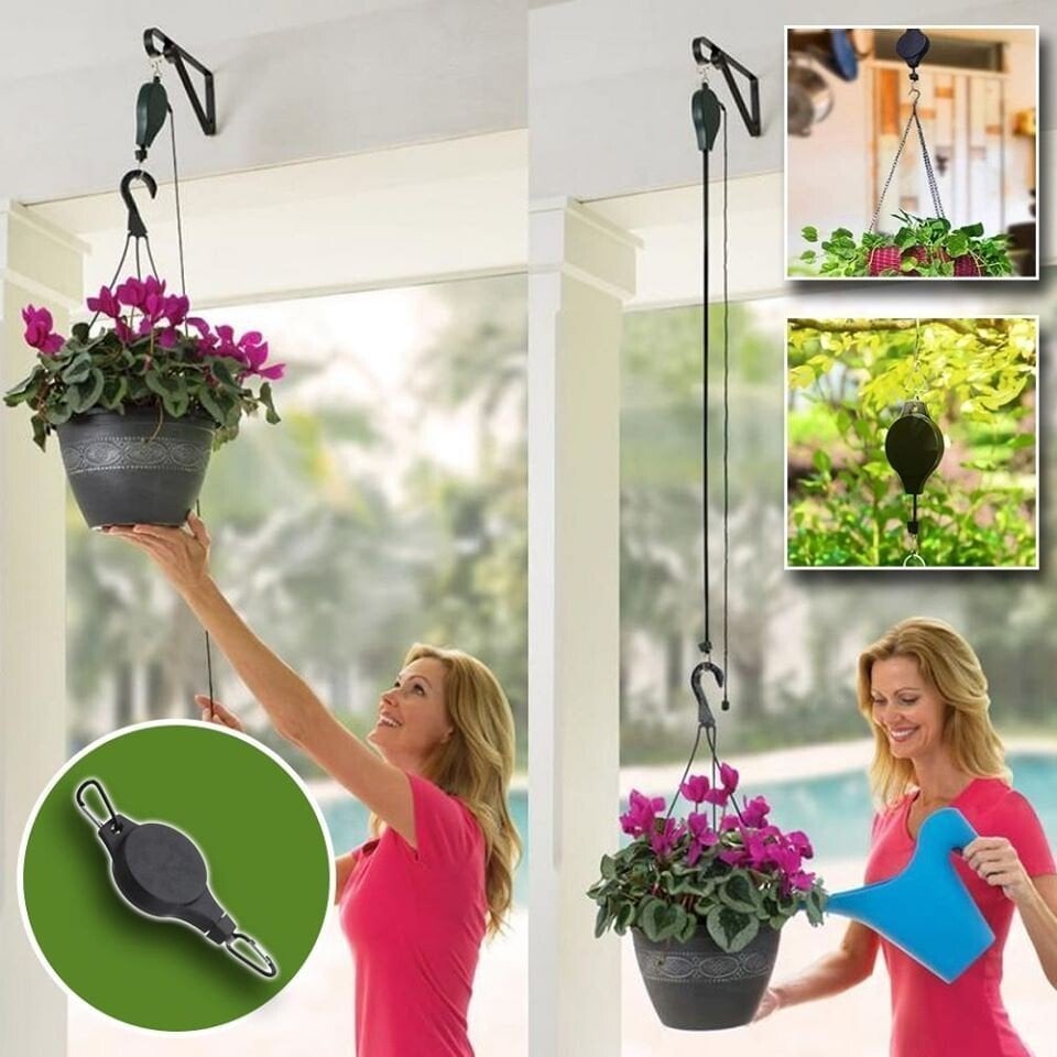 GreenLift™ Mess-Free Plant Hanging