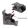 Self-locking 90° folding hinges
