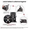 Self-locking 90° folding hinges
