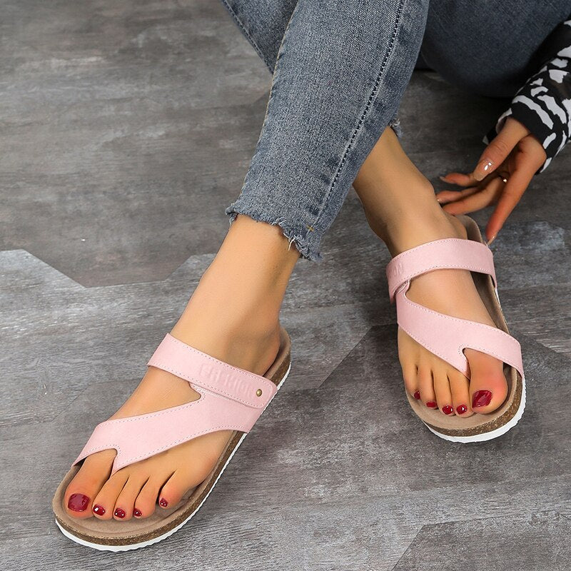 KorkFlex™ – Orthopedic Open Cork Sandals for Women