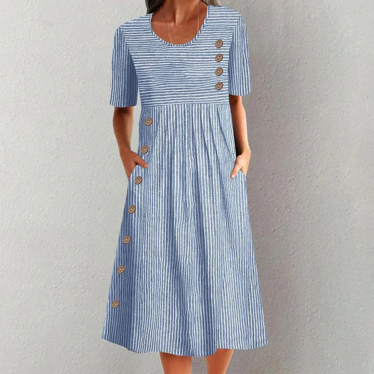 Pia | Casual Summer Midi Dress for Women