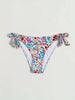 Floral High-Cut Bikini Bottoms - Trendy Women's Summer Swimwear