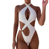 High-Waist Black Bikini Set - Stylish, Supportive Swimwear for Curvy Figures