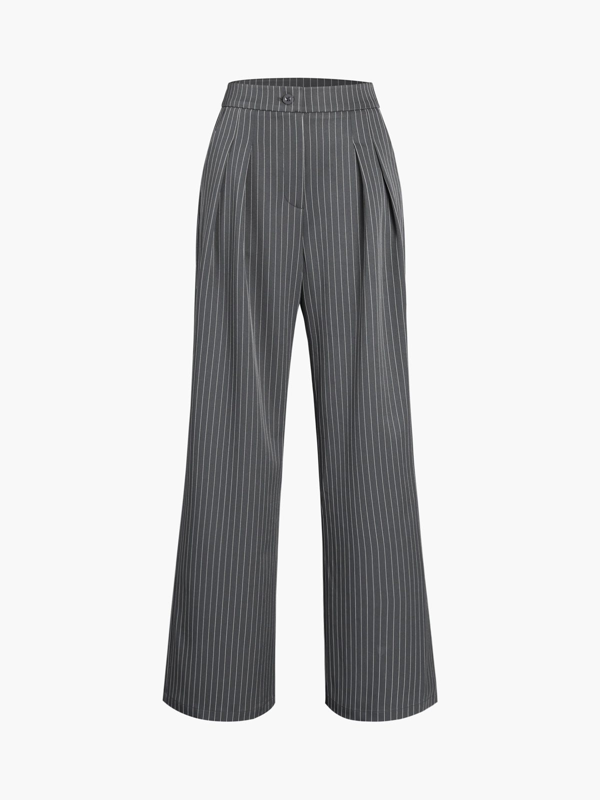 Isalie | Chic Pinstripe Pleated Design Women's Pants