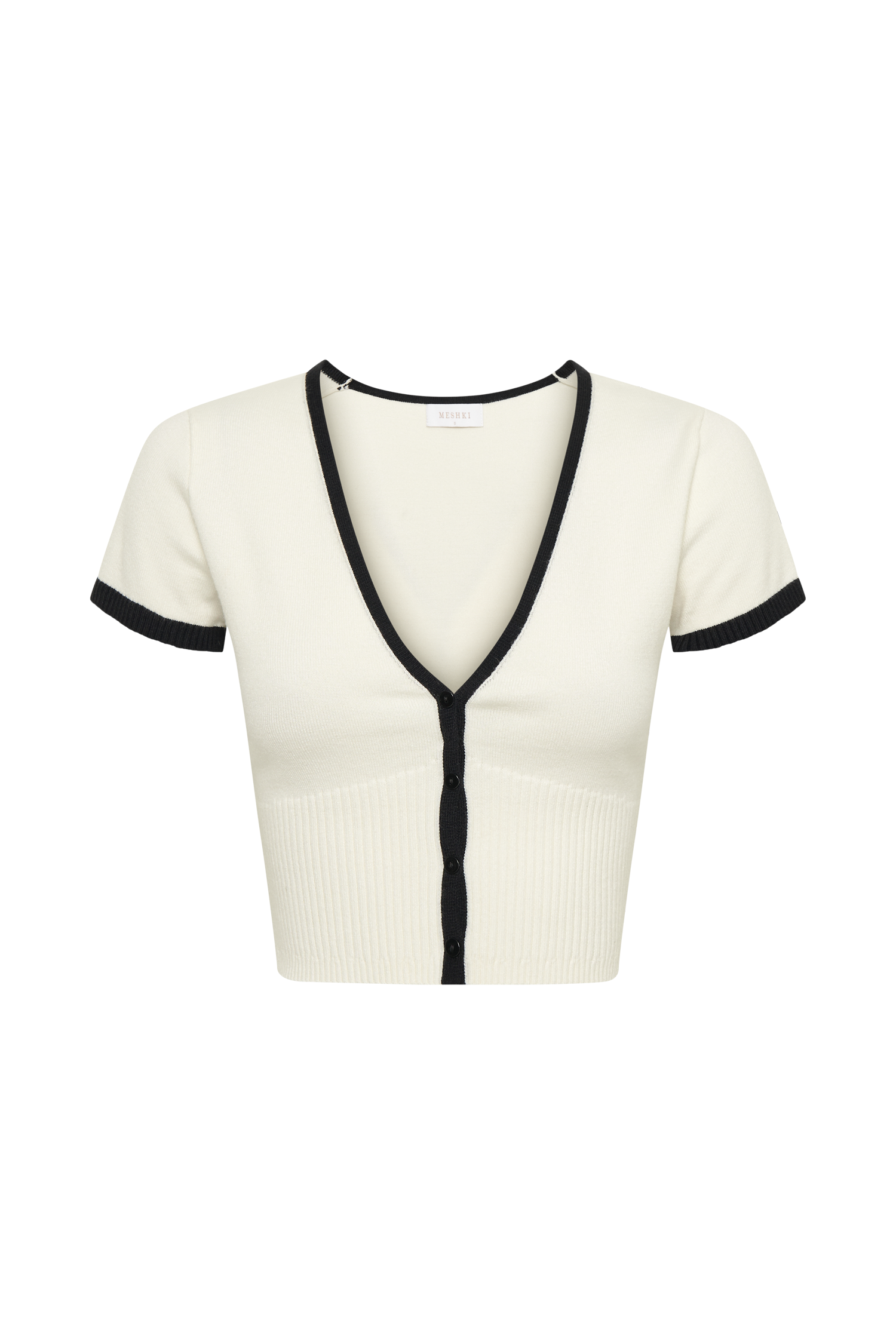 Agatha™ Perfectly Styled White Knitted Blouse
