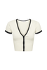 Agatha™ Perfectly Styled White Knitted Blouse