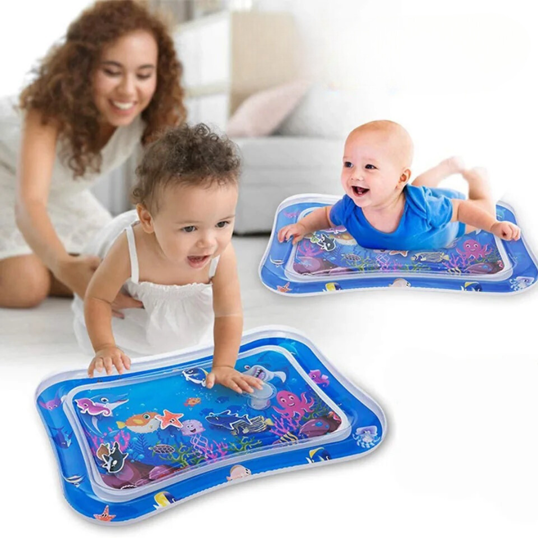 1+1 Free | Baby Tummy Time Water Mat | Developmental Play Cushion | BPA-Free & Safe | TummyRest™