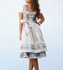Avencea - Unique Traditional Dress/Dirndl for Women with Apron and Blouse