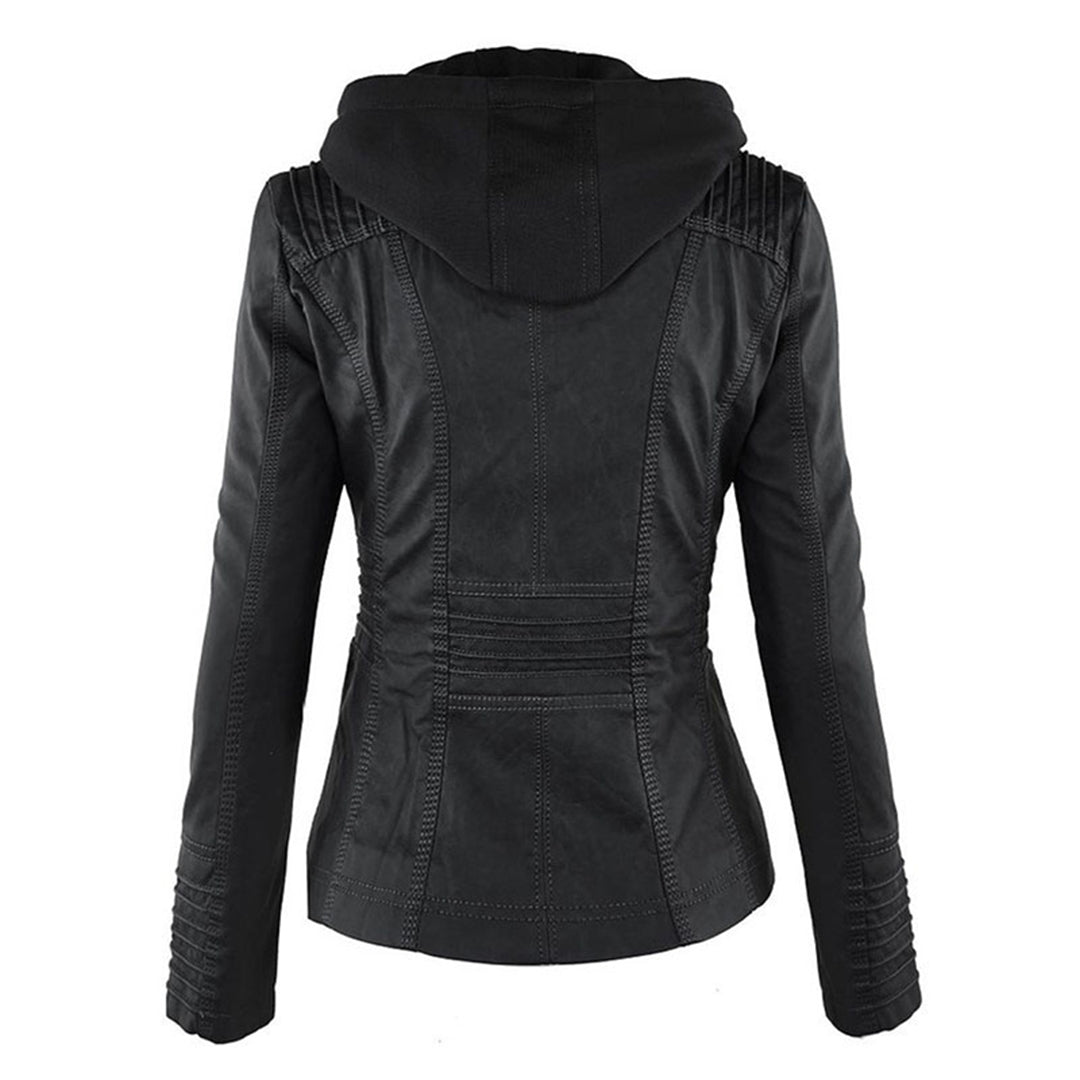 Waterproof women's jacket with hood