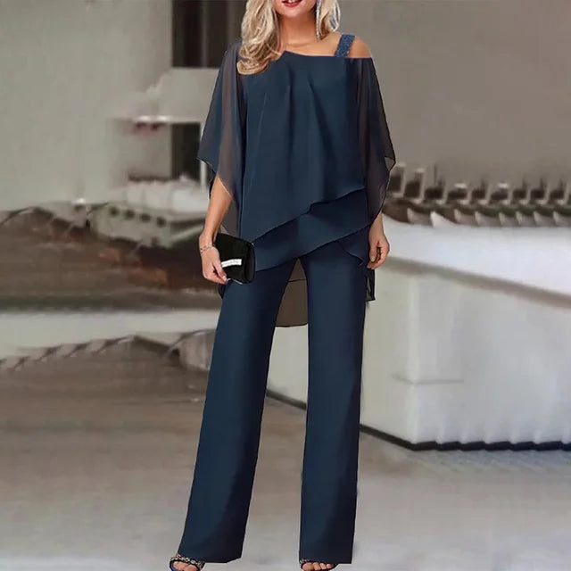 Wilma | Elegant Off-Shoulder Design Two-Piece Set for Women