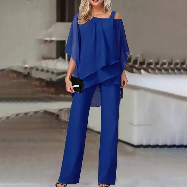 Wilma | Elegant Off-Shoulder Design Two-Piece Set for Women