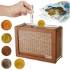 FundsSafe™ Wooden Money Box