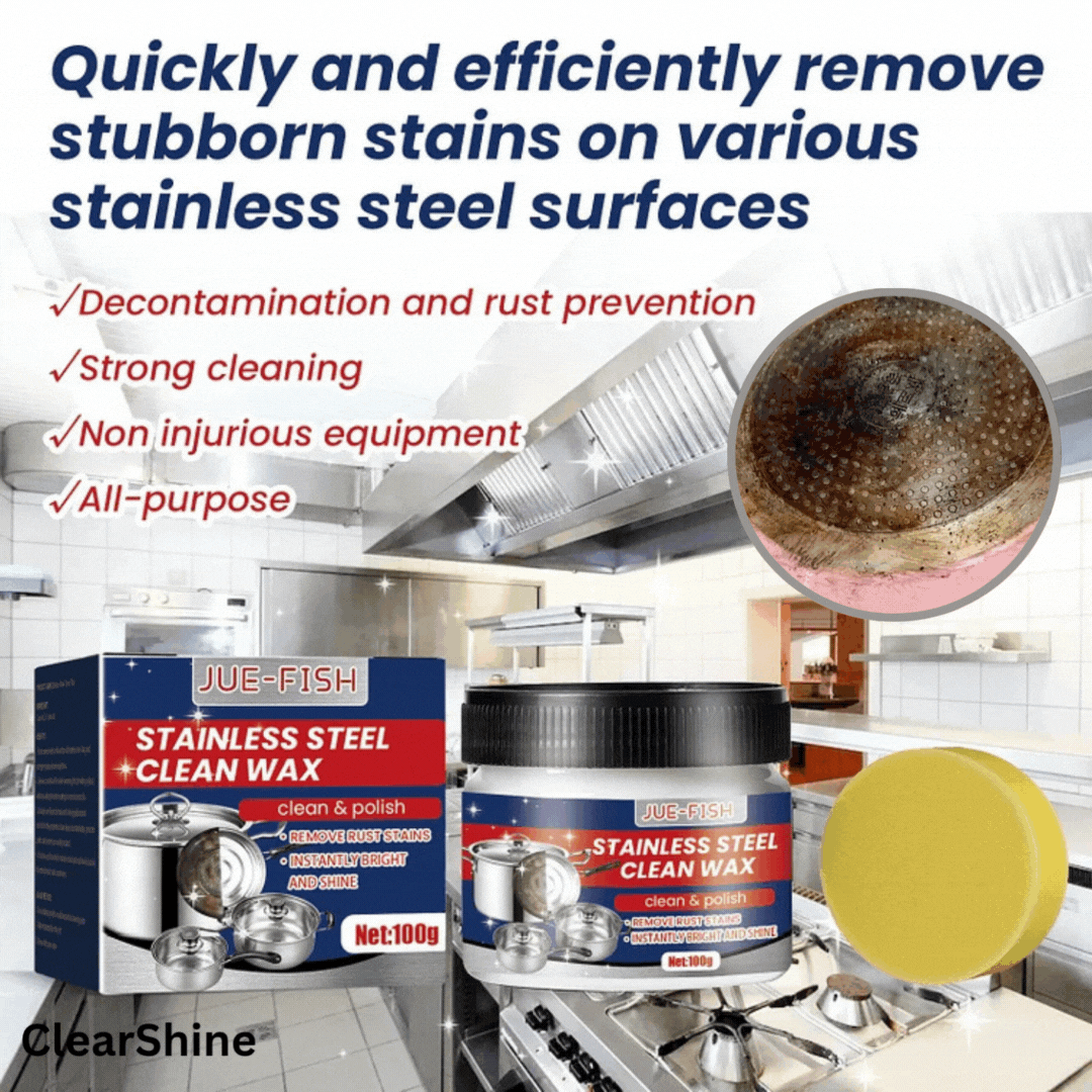 ClearShine - Magical Stainless Steel Surface Wax