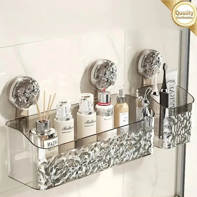 FlexRegal™ Drill-Free Bathroom Organizer