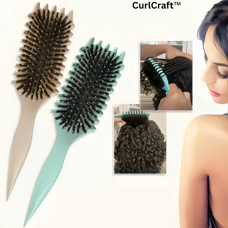 CurlCraft™ - 2-in-1 curling brush for Perfect Curls