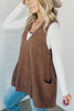 Women’s Sweater Vest | Cozy Oversized Fit with Pockets | Lightweight & Fuzzy Knit