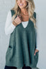 Women’s Sweater Vest | Cozy Oversized Fit with Pockets | Lightweight & Fuzzy Knit